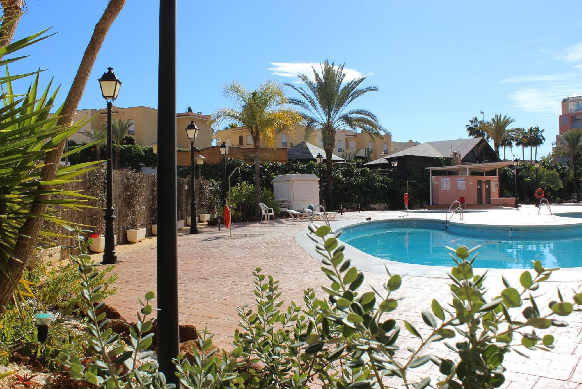 Two-bedroom apartment pool views